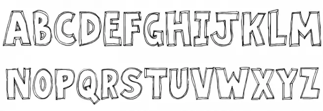 Key Tab Metal Шрифта ВЕРХНИЙ