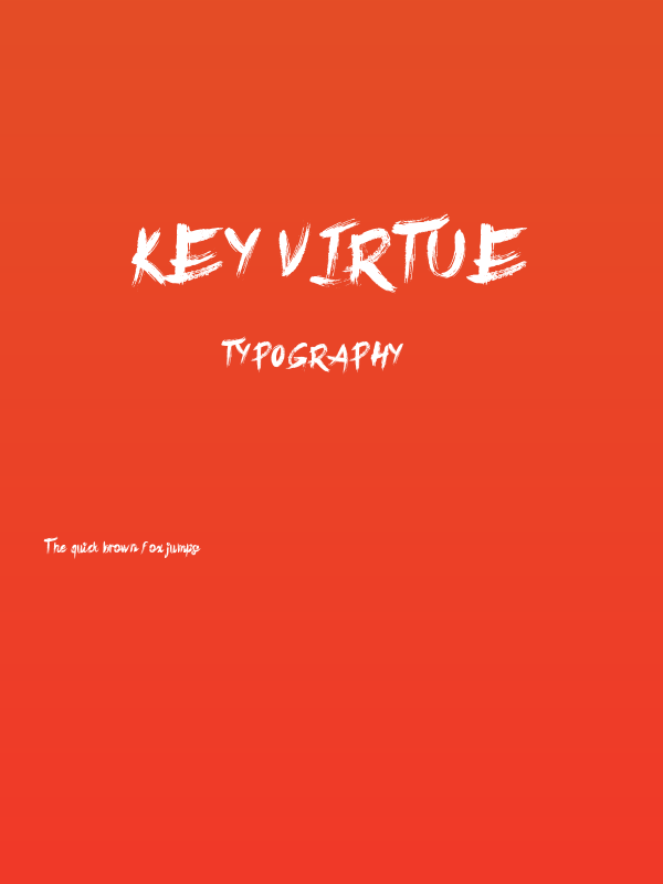 Key Virtue Poster