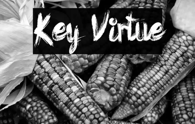 Key Virtue Font examples