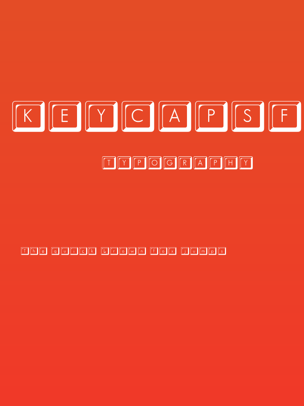 KeyCapsFLF Poster