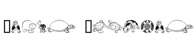 Keyas Turtles  नि: शुल्क फ़ॉन्ट्स डाउनलोड