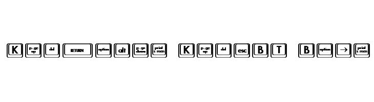 Keyboard KeysBT Bold  フリーフォントのダウンロード