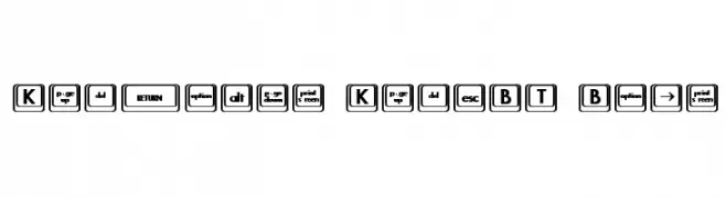 Keyboard KeysBT Bold  تنزيل الخطوط