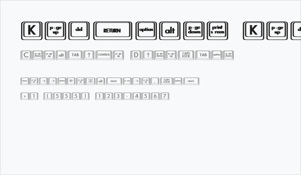 Keyboard KeysBT Bold Business Card