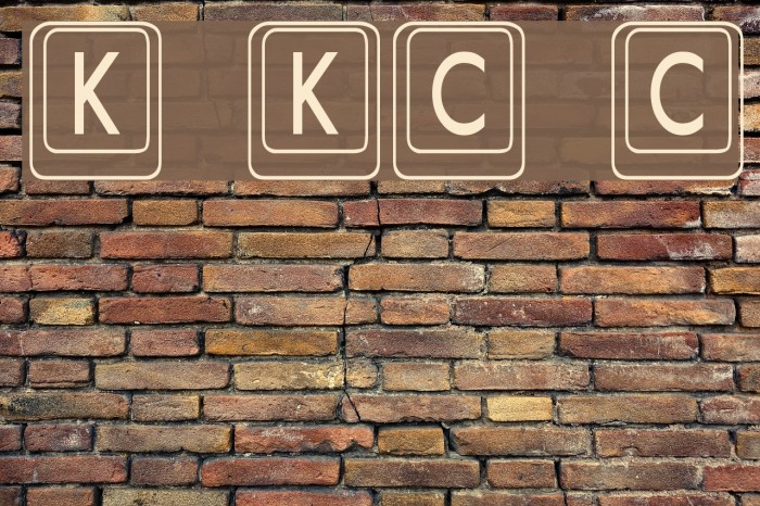 Keyboard KeysCn Condensed Font examples
