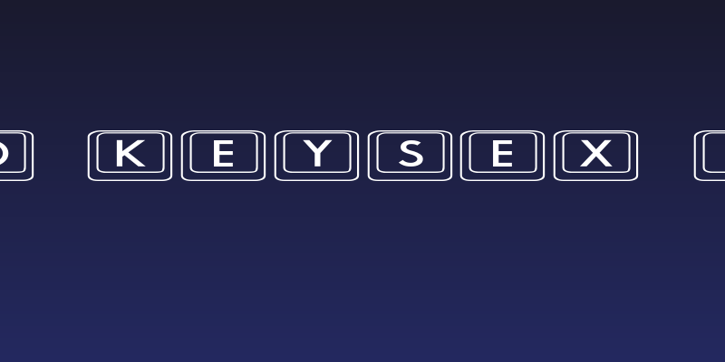 Keyboard KeysEx Expanded Social Header