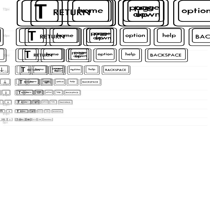 Keyboard KeysEx Expanded Waterfall