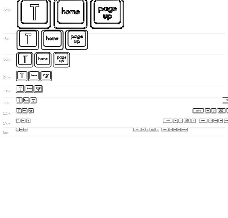 Keyboard KeysHo Hollow Waterfall