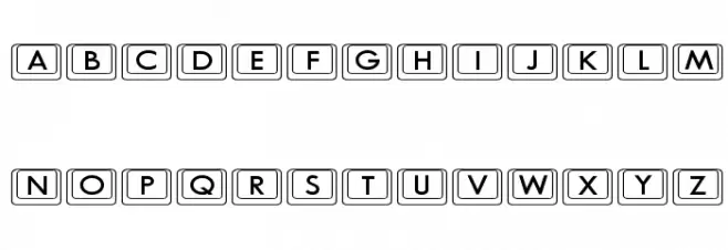 Keyboard KeysWd Wide Schriftart Groß