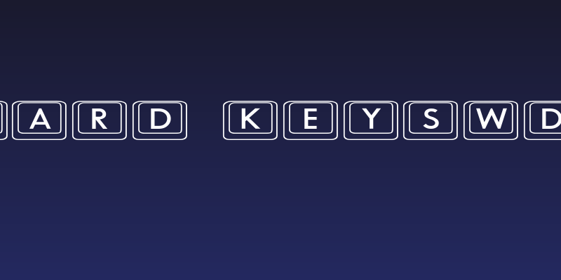 Keyboard KeysWd Wide Social Header
