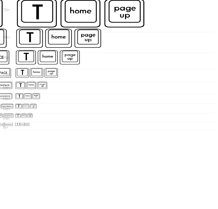 Keyboard KeysWd Wide Waterfall