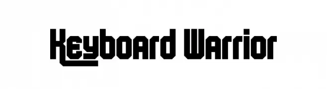 Keyboard Warrior  Descarca Fonturi Gratis