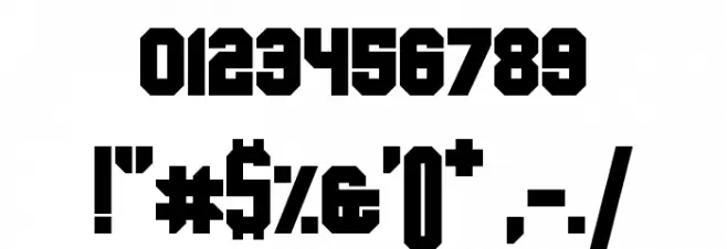 Keyboard Warrior Font OTHER CHARS