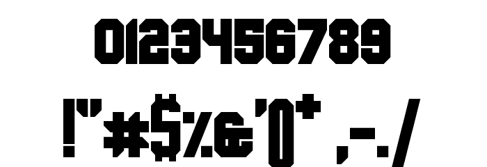 Keyboard Warrior Font OTHER CHARS