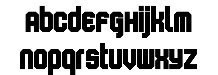 Keyboard Warrior Font LOWERCASE