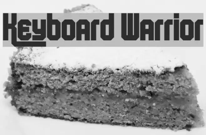 Keyboard Warrior Font examples