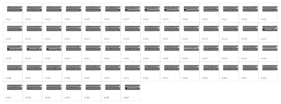 Keyboard x LOVE Character Map