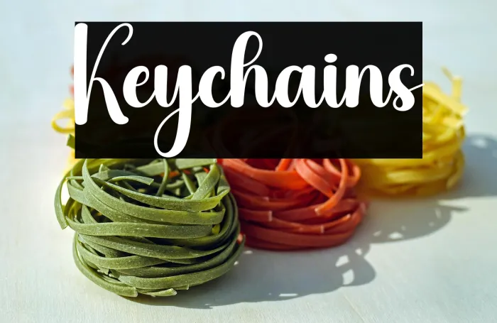 Keychains Example 2