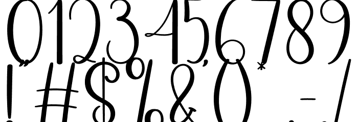 Keychan Font OTHER CHARS