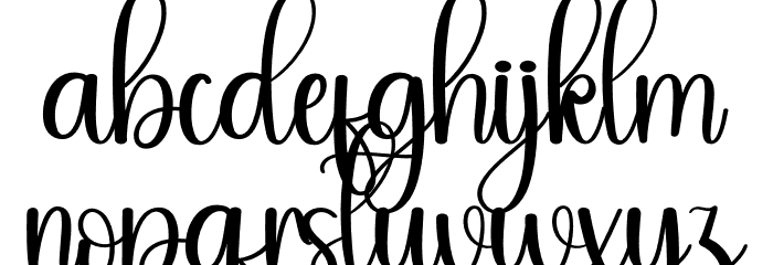 Keychan Font LOWERCASE