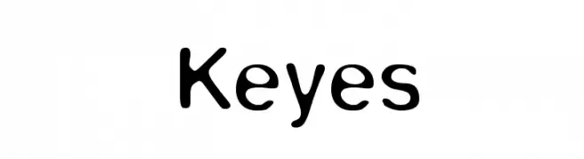 Keyes  フリーフォントのダウンロード