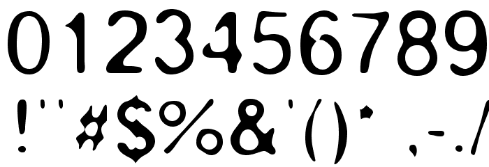 Keyes Font OTHER CHARS