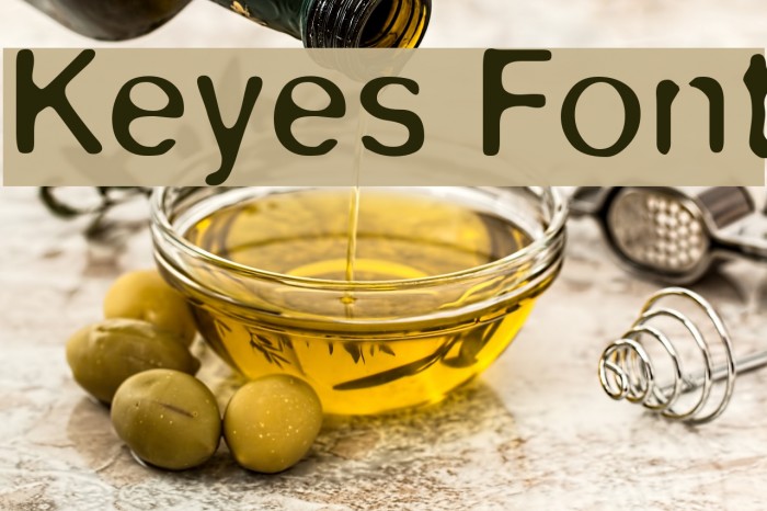 Keyes Font examples