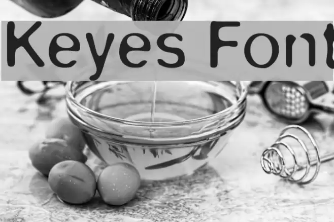 Keyes Font examples