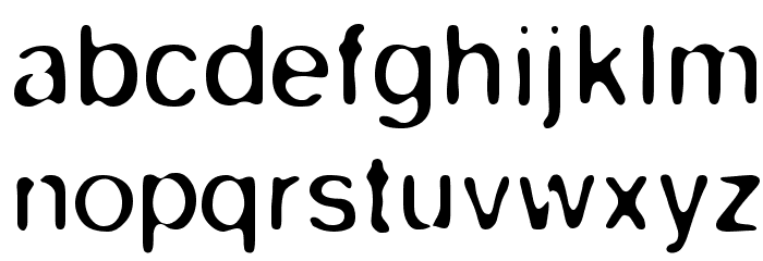 Keyes Font LOWERCASE
