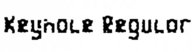 Keyhole Regular  Frei Schriftart Herunterladen