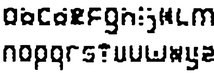 Keyhole Regular Font LOWERCASE