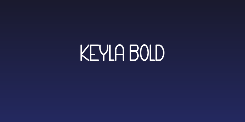 Keyla Bold Social Header