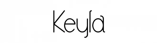 Keyla  Frei Schriftart Herunterladen