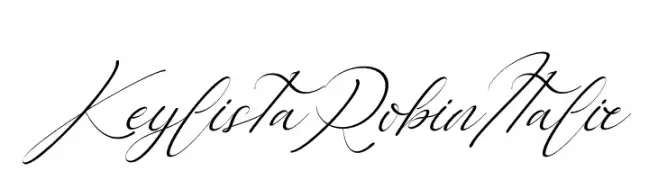 Keylista Robin Italic  免费字体下载