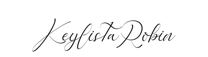 Keylista Robin  Frei Schriftart Herunterladen