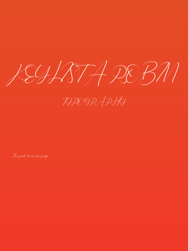 Keylista Robin Poster