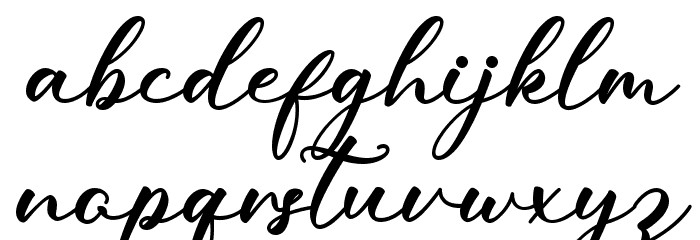Keyna Font LOWERCASE