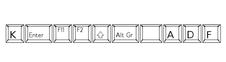 Keypad ADF  baixar fontes gratis