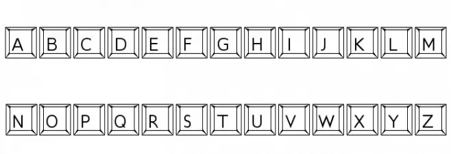 Keypad ADF Шрифта ВЕРХНИЙ