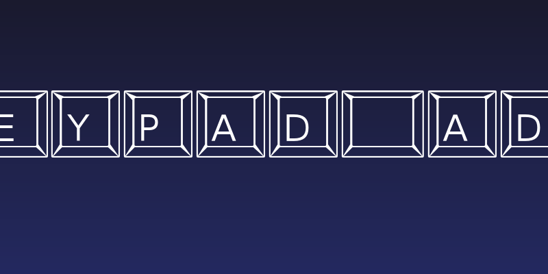 Keypad ADF Social Header