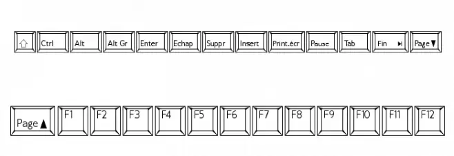 Keypad ADF 字体 小写
