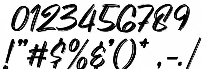 Keypass Font OTHER CHARS