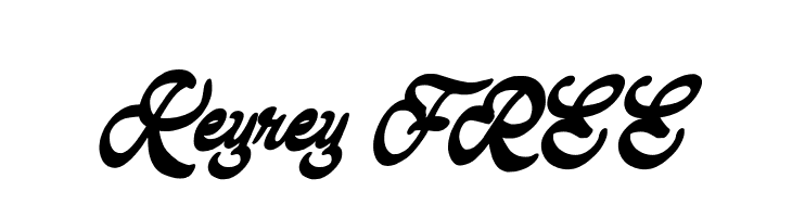 Keyrey FREE  font caratteri gratis