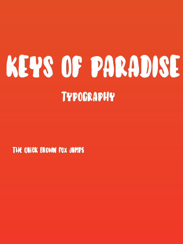 Keys of Paradise Poster