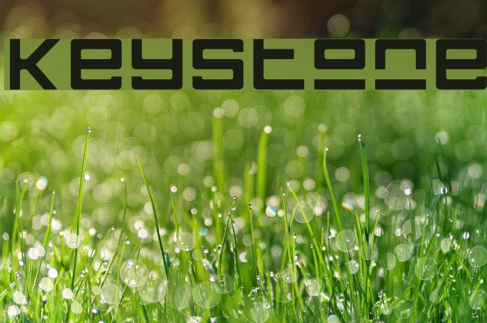 Keystone Font examples