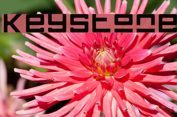 Keystone Font examples