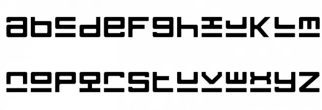 Keystone Font LOWERCASE