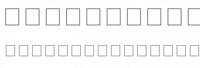 Keystroke フォント その他の文字