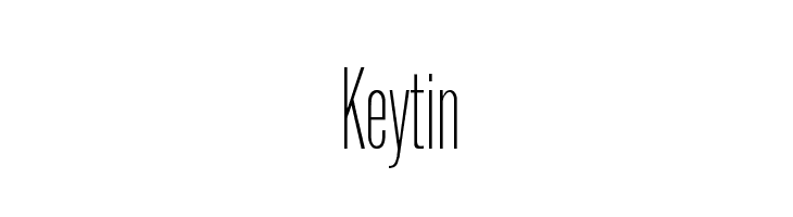 Keytin Font