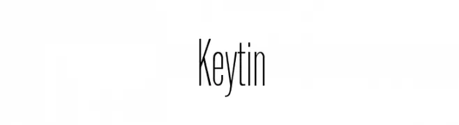 Keytin  Frei Schriftart Herunterladen